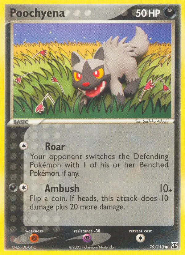 Poochyena, Pokémon card