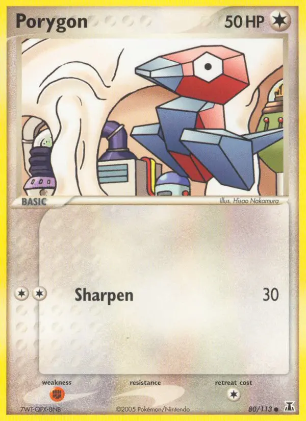 Porygon, Pokémon card