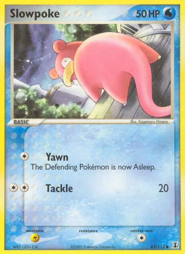 Slowpoke, Pokémon card
