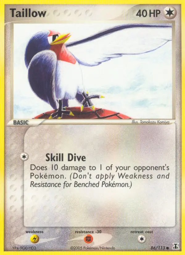 Taillow, Pokémon card