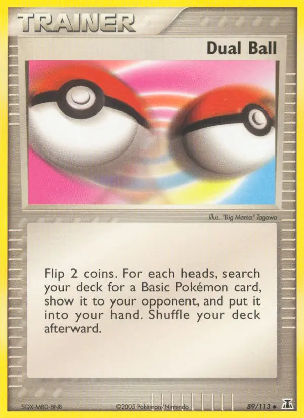 Dual Ball, Pokémon card