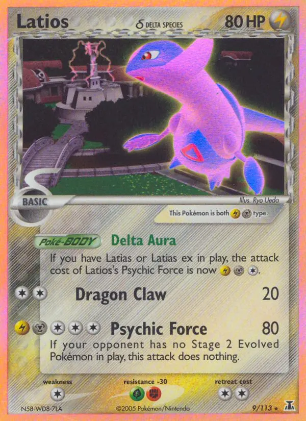Latios δ, Pokémon card