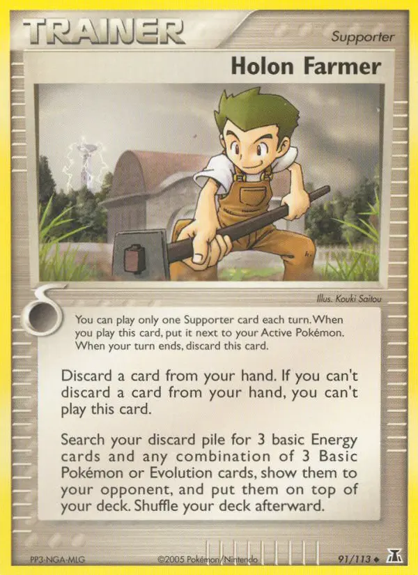 Holon Farmer, Pokémon card