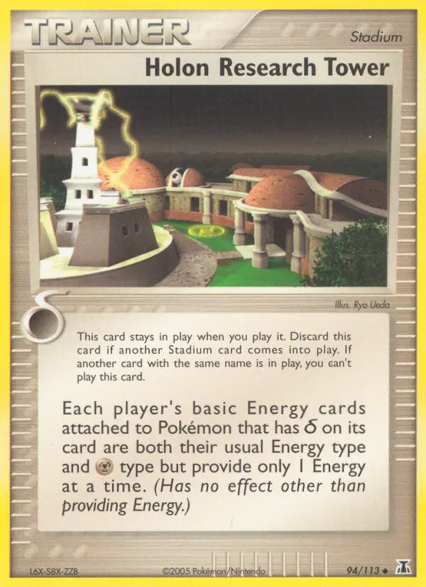 Holon Research Tower, Pokémon card