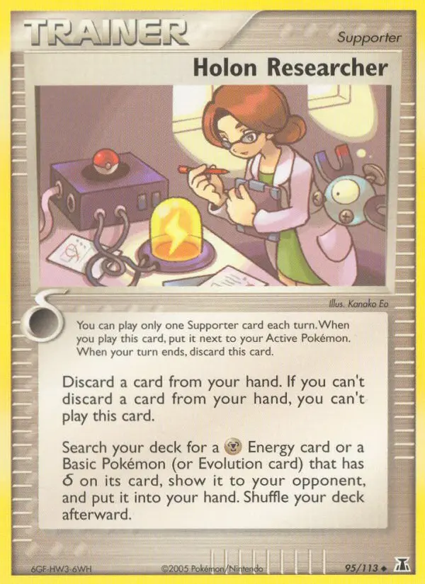 Holon Researcher, Pokémon card