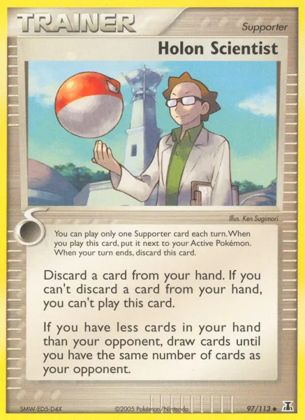 Holon Scientist, Pokémon card