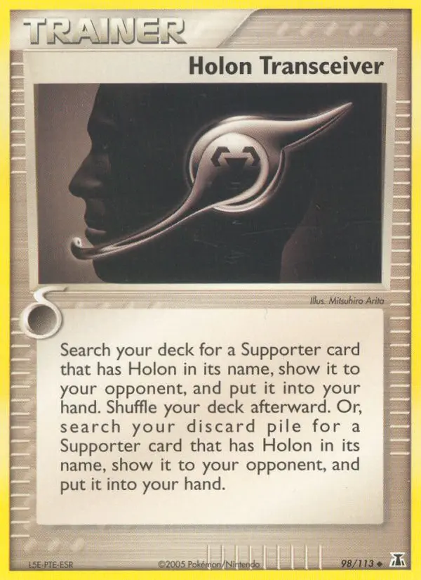 Holon Transceiver, Pokémon card