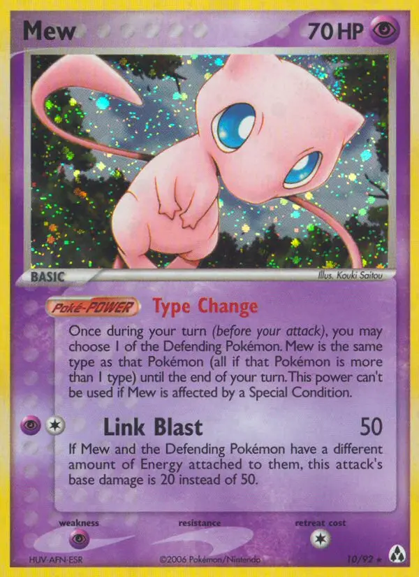 Mew, Pokémon card