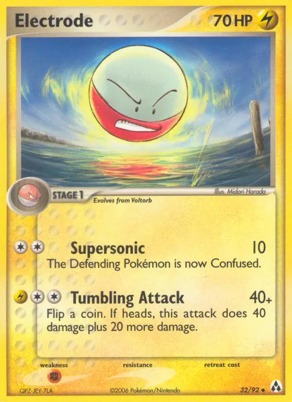 Electrode, Pokémon card