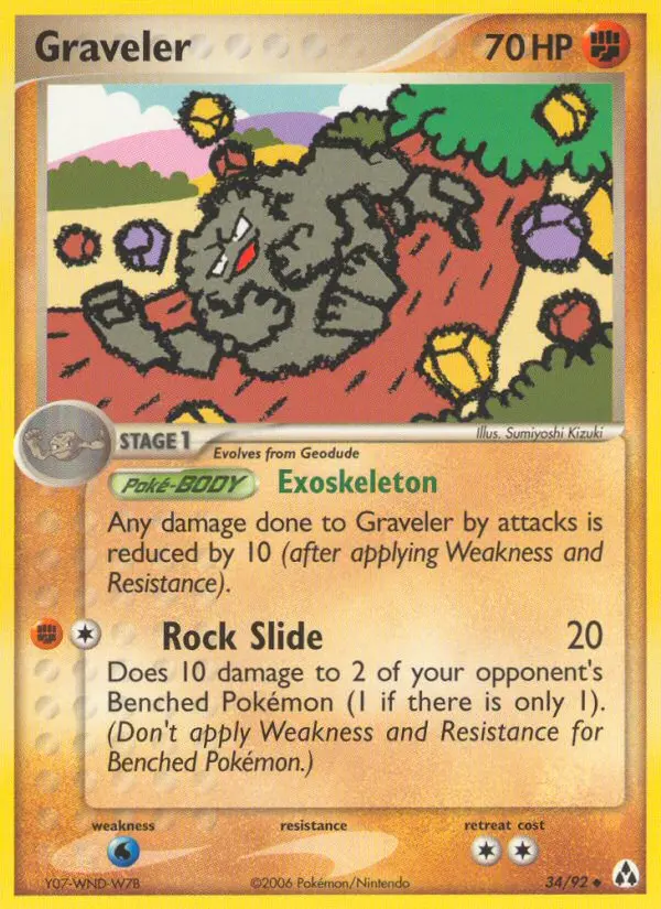 Graveler, Pokémon card