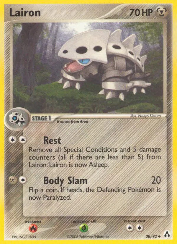 Lairon, Pokémon card