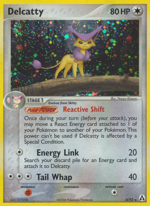 Delcatty, Pokémon card