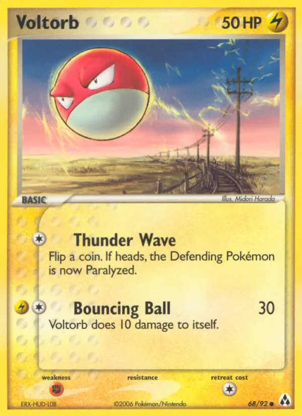 Voltorb, Pokémon card