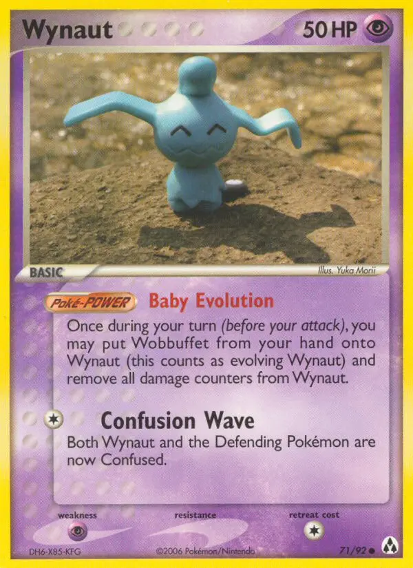 Wynaut, Pokémon card