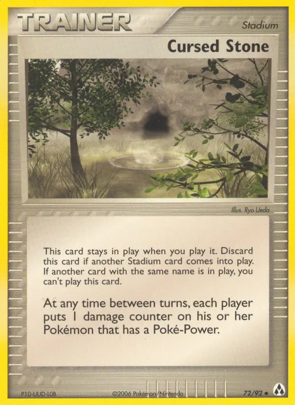 Cursed Stone, Pokémon card