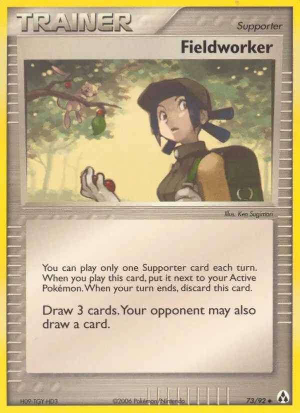 Fieldworker, Pokémon card