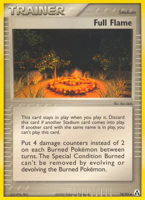 Full Flame, Pokémon card