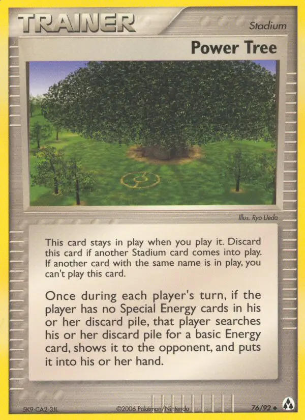 Power Tree, Pokémon card