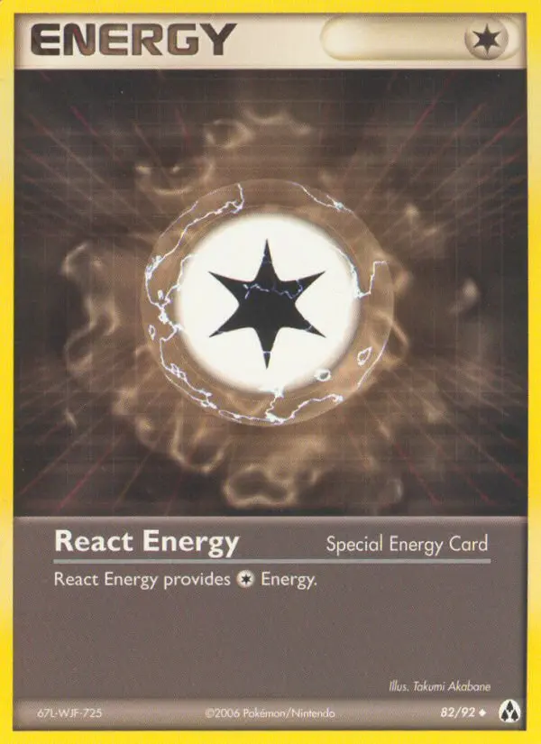 React Energy, Pokémon card