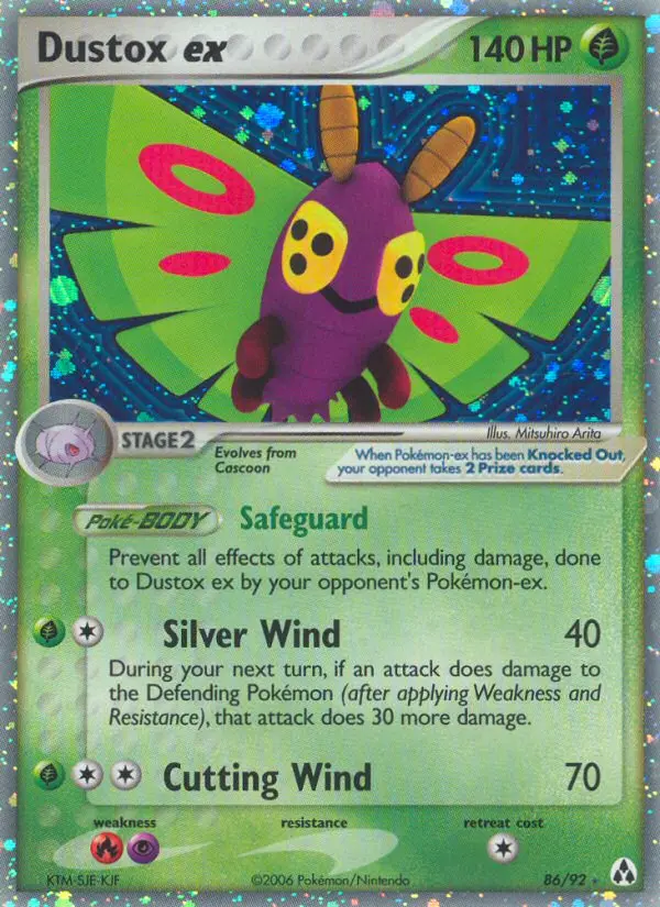 Dustox ex, Pokémon card