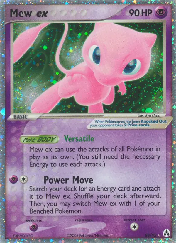 Mew ex, Pokémon card