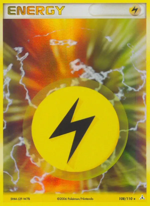 Lightning Energy, Pokémon card