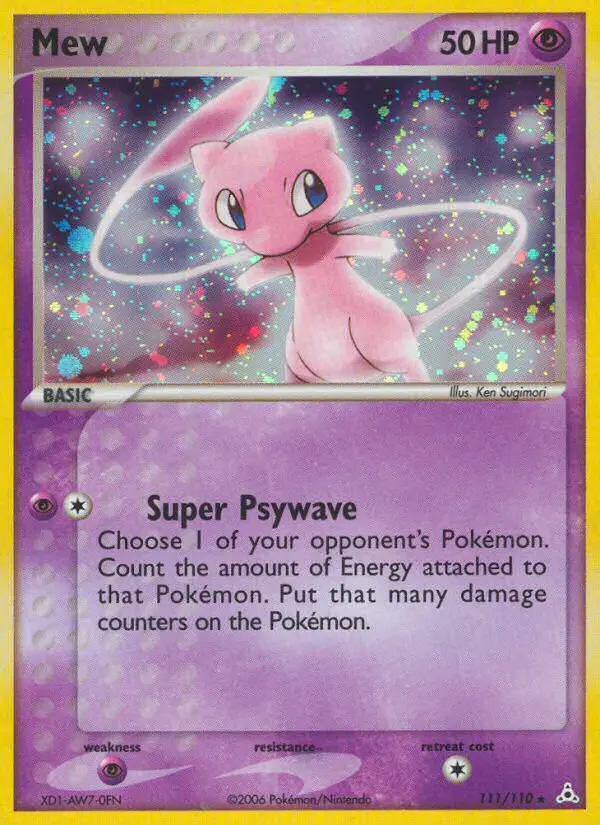Mew, Pokémon card