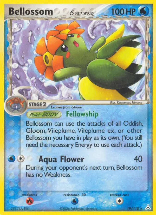 Bellossom δ, Pokémon card