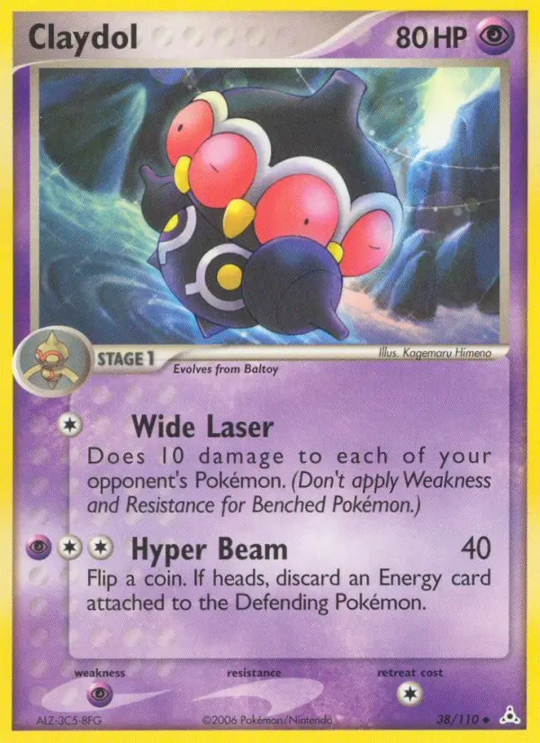 Claydol, Pokémon card