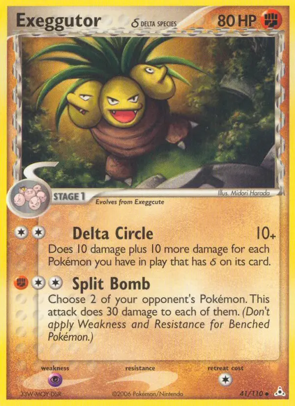 Exeggutor δ, Pokémon card