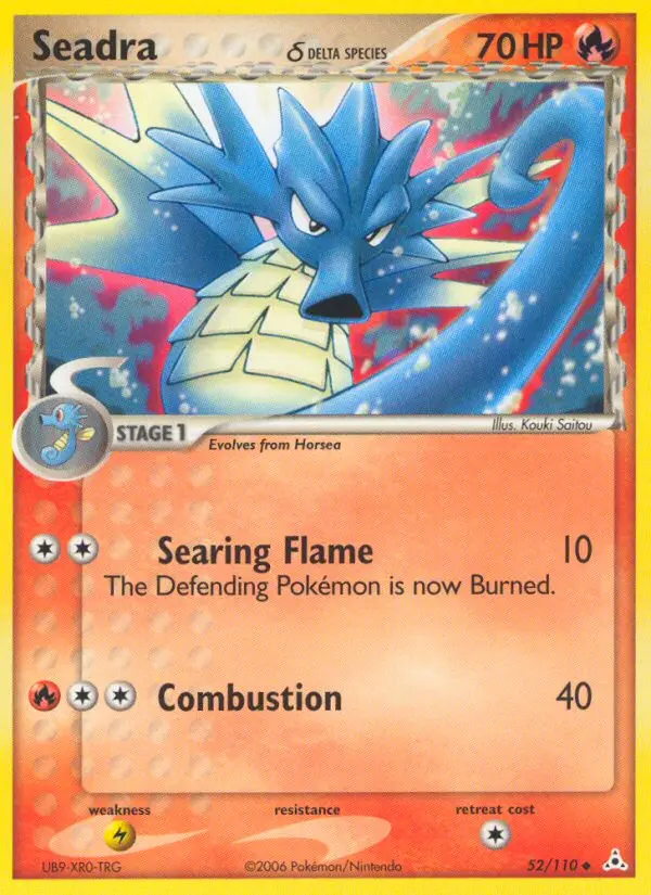Seadra δ, Pokémon card