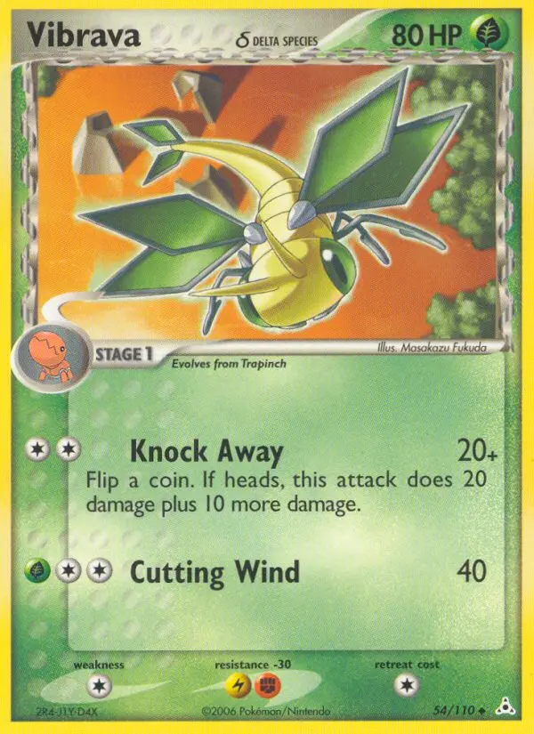 Vibrava δ, Pokémon card