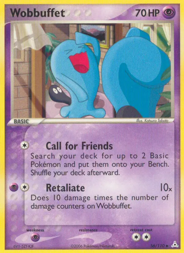 Wobbuffet, Pokémon card