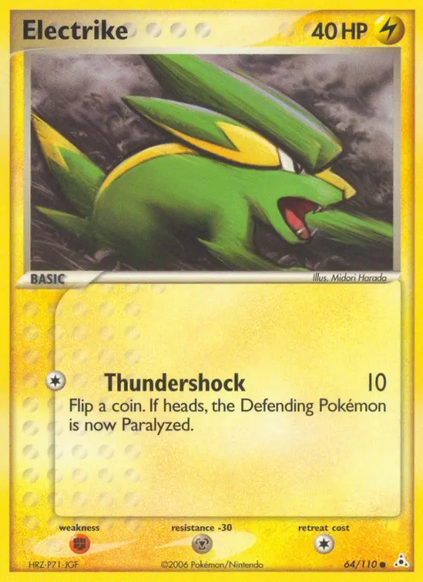 Electrike, Pokémon card