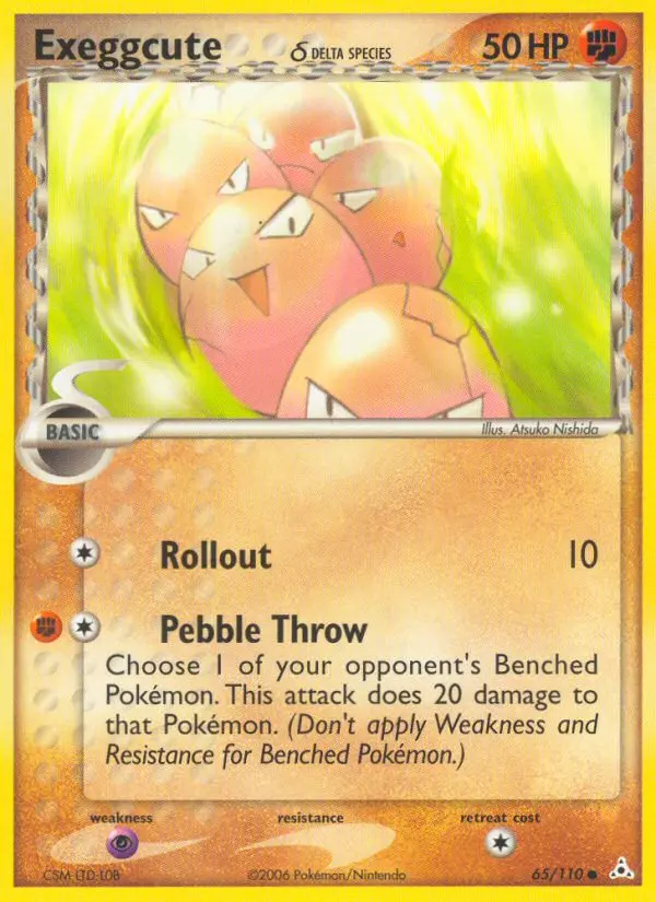 Exeggcute δ, Pokémon card