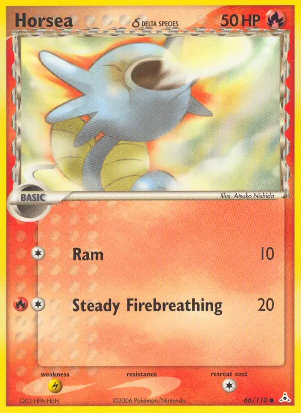 Horsea δ, Pokémon card