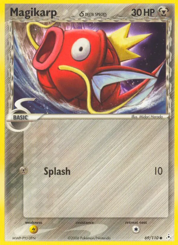 Magikarp δ, Pokémon card