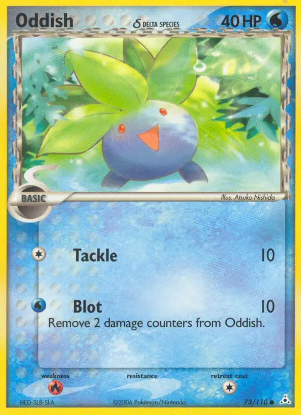 Oddish δ, Pokémon card