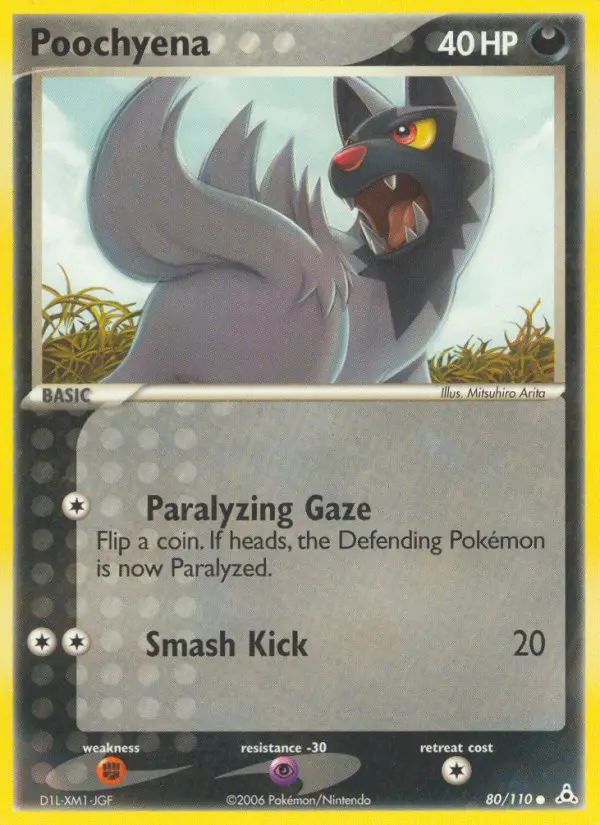 Poochyena, Pokémon card
