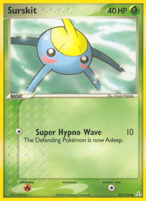 Surskit, Pokémon card