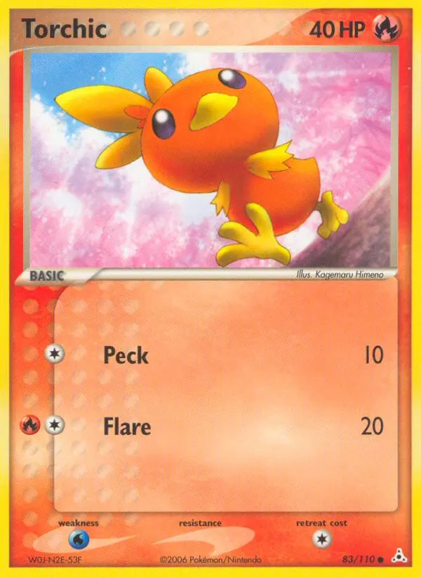 Torchic, Pokémon card