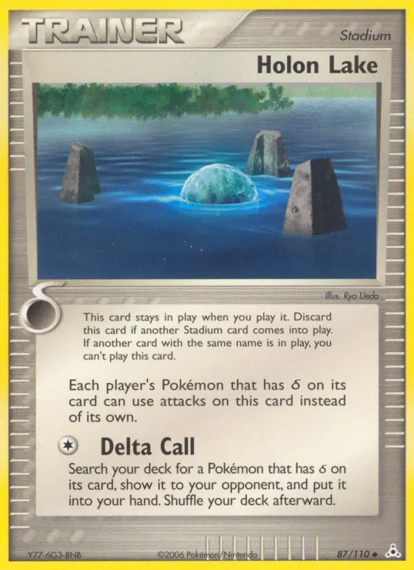 Holon Lake, Pokémon card