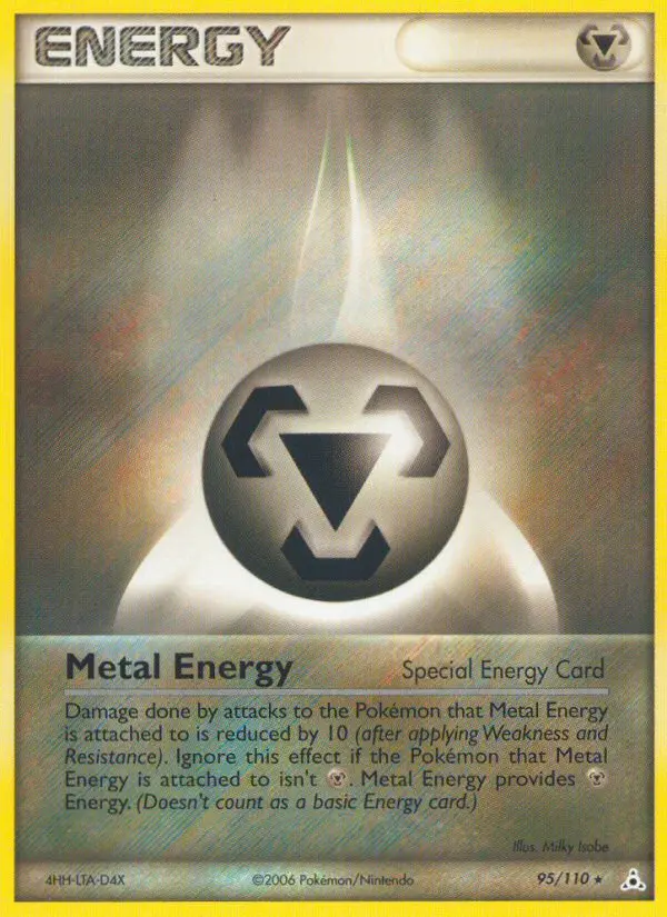 Metal Energy, Pokémon card