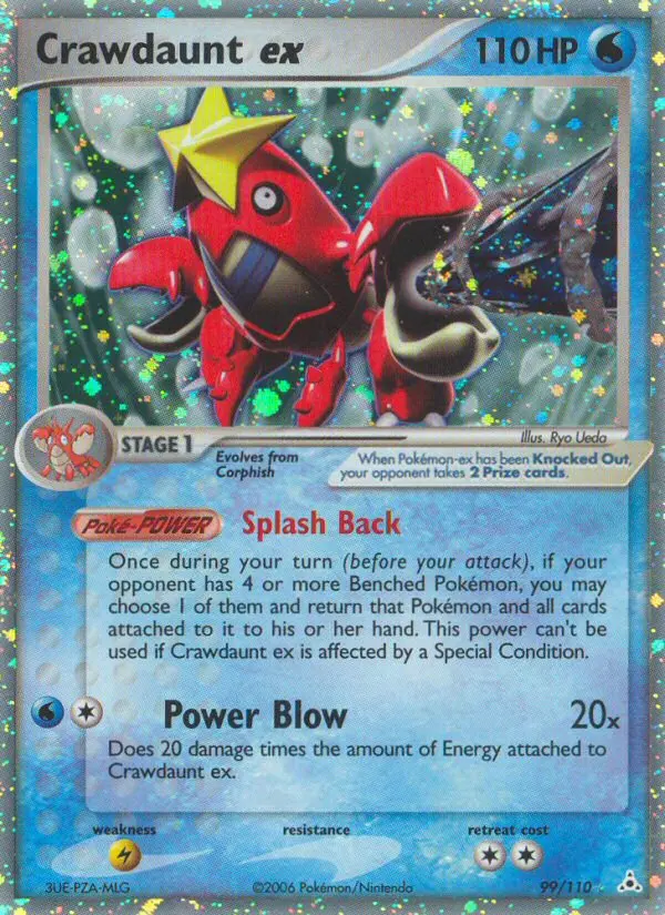 Crawdaunt ex, Pokémon card