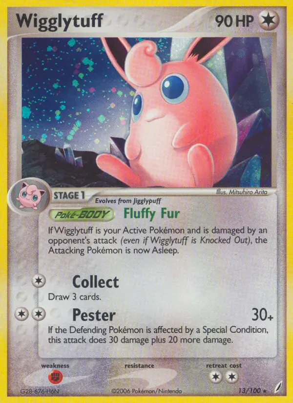 Wigglytuff, Pokémon card