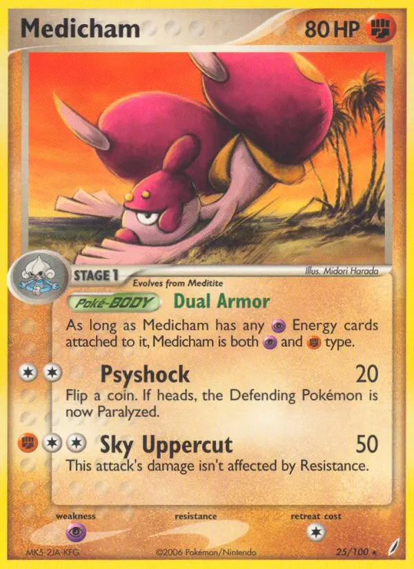 Medicham, Pokémon card
