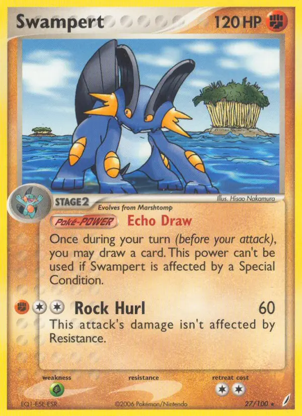 Swampert, Pokémon card