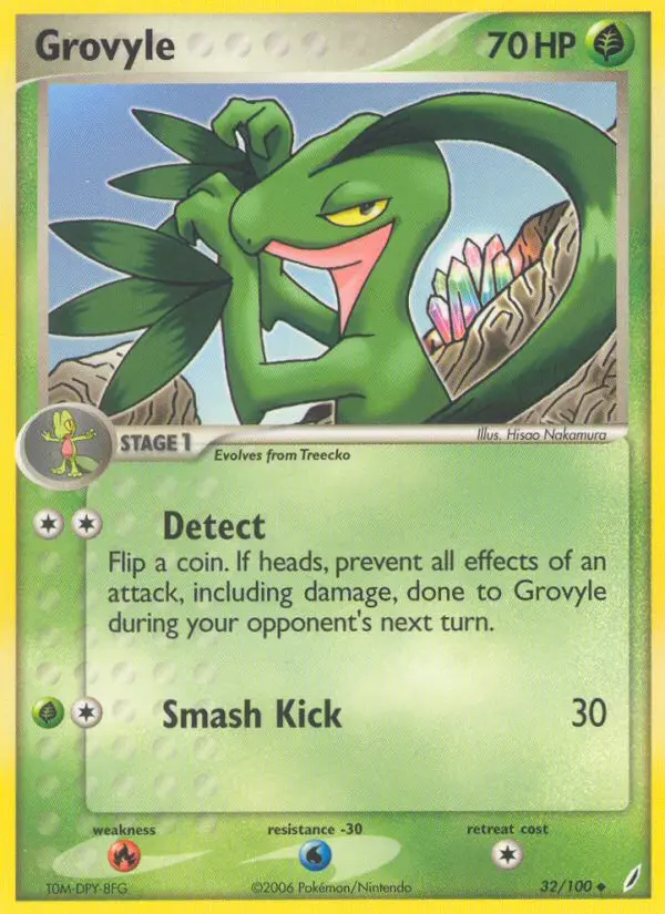 Grovyle, Pokémon card