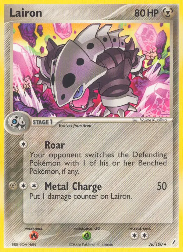 Lairon, Pokémon card