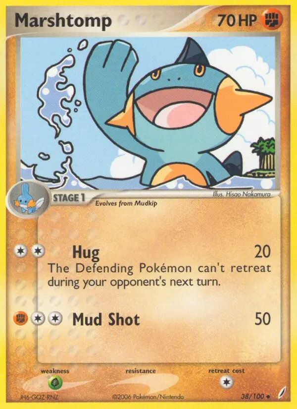Marshtomp, Pokémon card